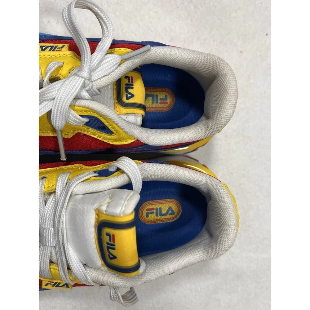Fila Women’s Retro Runner Sneakers Multicolor 6.5 Blue Red Yellow - Picture 10 of 11